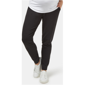 Louisa Drop Crotch Jersey Maternity Pant Black