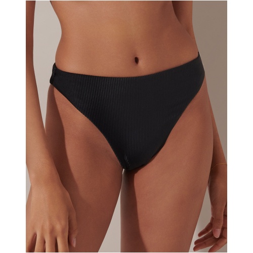 Lucerne High-waist Bikini Brief Black - Black / 2XL