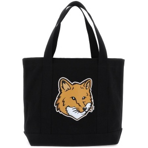 MAISON KITSUNE fox head tote bag