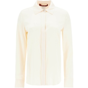 MAX MARA STUDIO 'satin 'baden' silk shirt