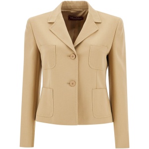 MAX MARA STUDIO single-breasted canvas jacket in '