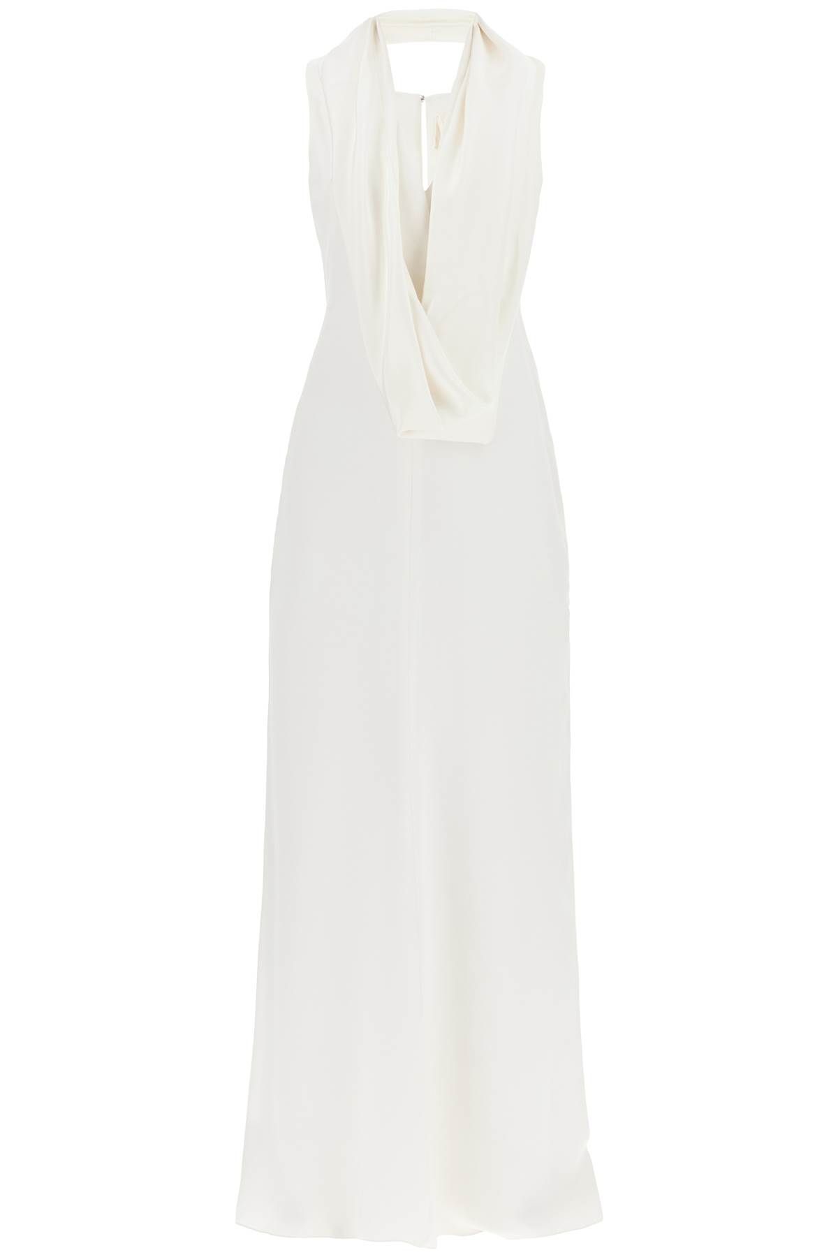 MAX MARA maxi silk crãªpe de chine dress