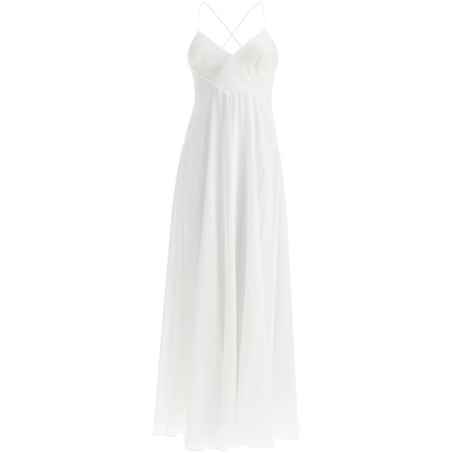 MAX MARA silk slip dress set in