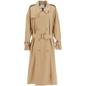 MOSCHINO double-breasted trench coat with