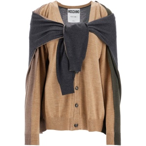 MOSCHINO double-sleeved cardigan