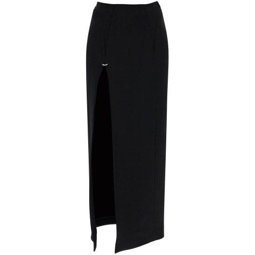 MUGLER long skirt with piercing detail