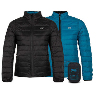 Mac In A Sac Adults Ladies Polar Reversible Down Jacket - Black/teal - Au12 | Buy Online With Afterpay & Zip