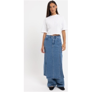 Maeve Midi Denim Skirt