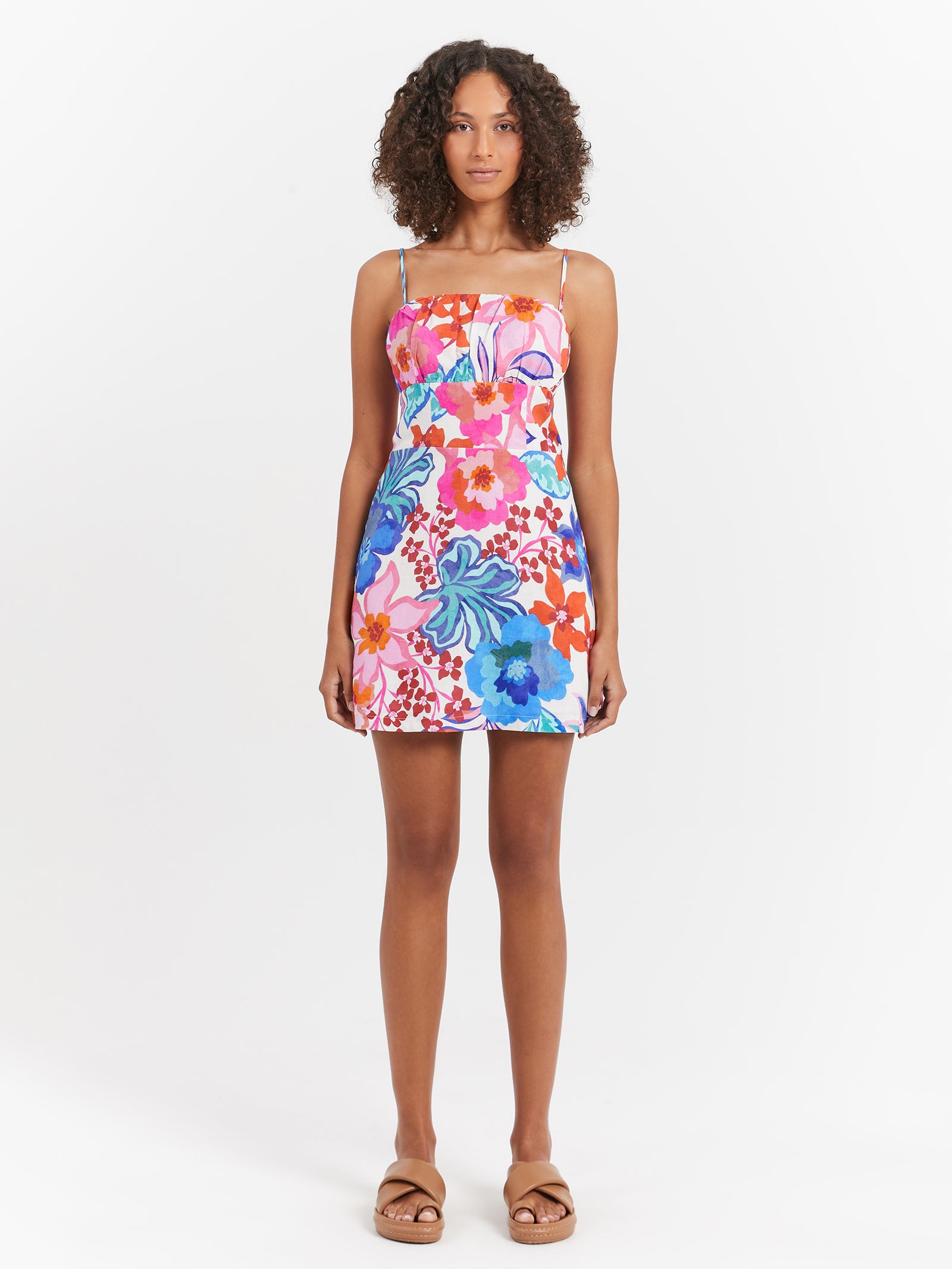 Malia Mini Dress in Tropicana