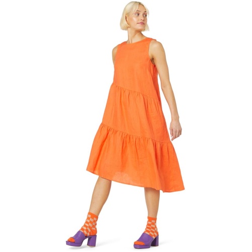 Mandarin Tiered Dress