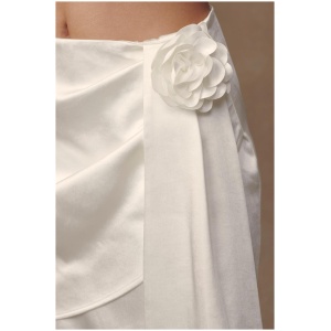 Margot Rose Mini Skirt - White