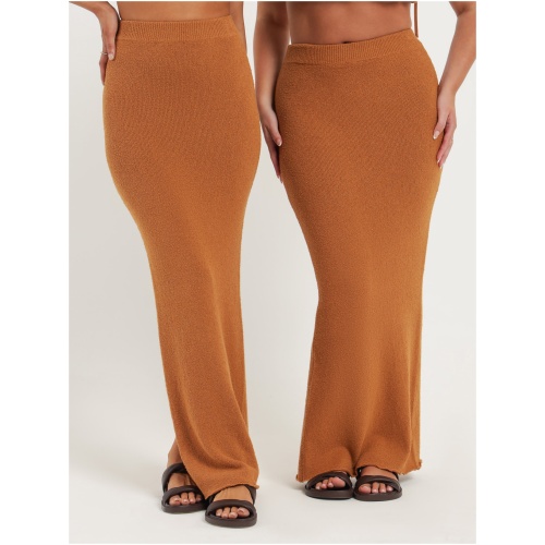 Mimi Maxi Skirt in Toffee