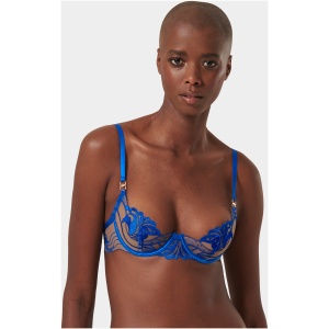 Monique Wired Bra Egyptian Blue/Sheer - Blue / 8A