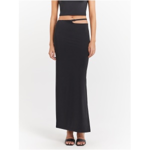 Mse Standard Cut Out Skirt in Black