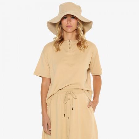 NICO Jemimah Boxy Tee - Warm Sand FINAL SALE *