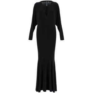 NORMA KAMALI mermaid-style dress with dolman sleeves