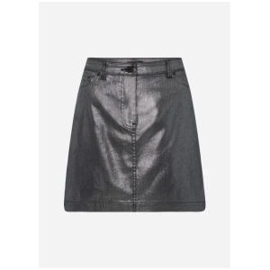 Natasha Foil Denim Skirt