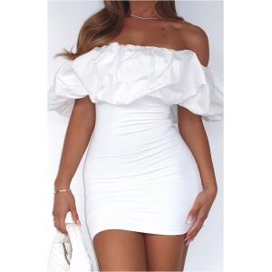 Need A Rush Mini Dress White