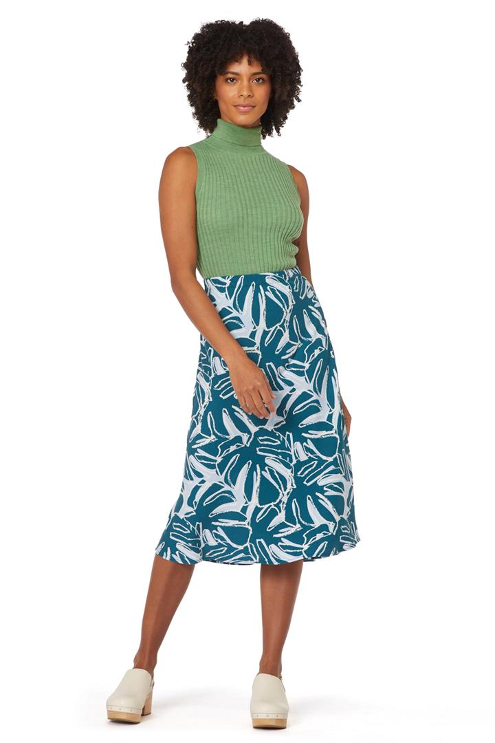 New Leaf Slip Skirt