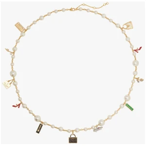 New York Minute Statement Charm Necklace