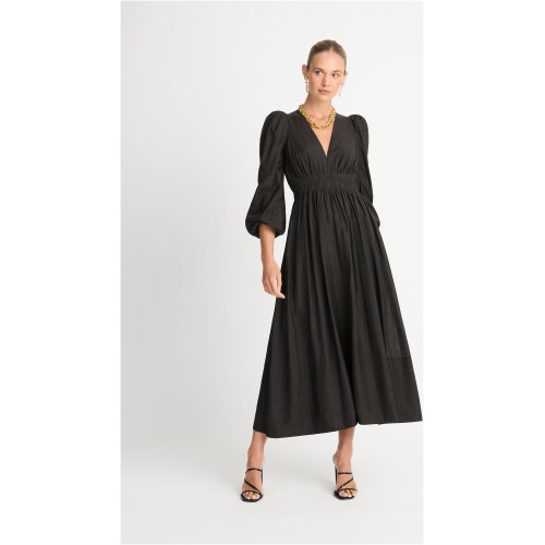 Night Vision Maxi Dress Black SHEIKE