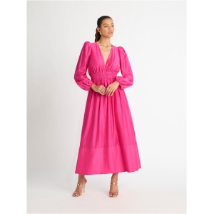 Night Vision Maxi Dress Pink SHEIKE