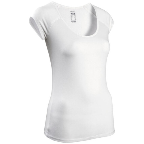 Nyamba Women's Slim T-shirt 500 - White | Buy Online With Afterpay & Zip