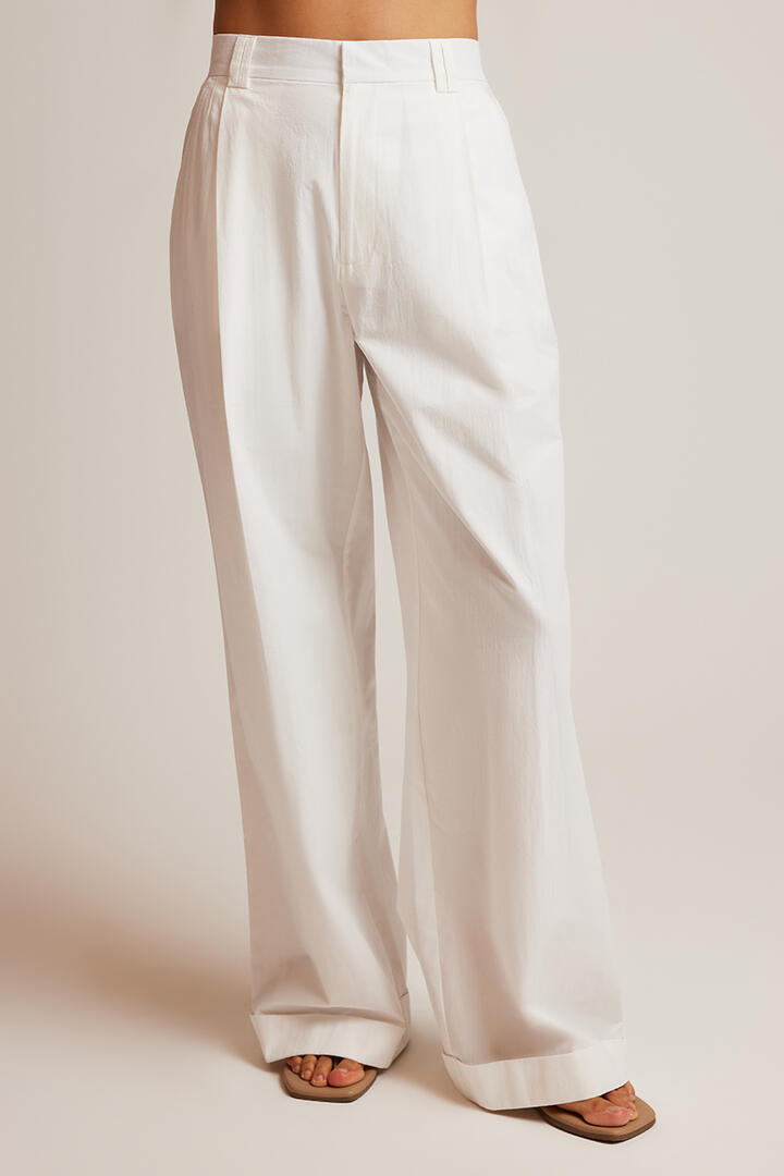 Ode Taylor Tailored Pant Bright White