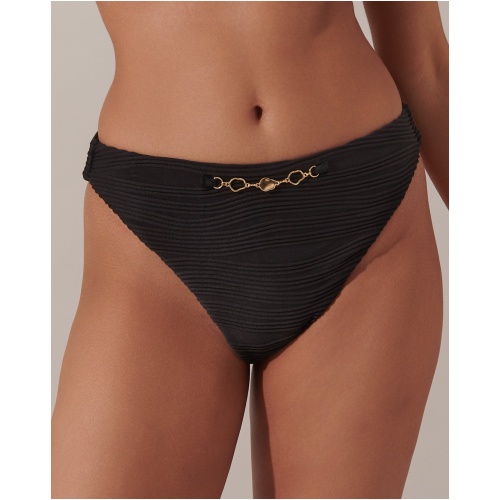 Orta High-Waist Bikini Brief Black - Black / 2XL