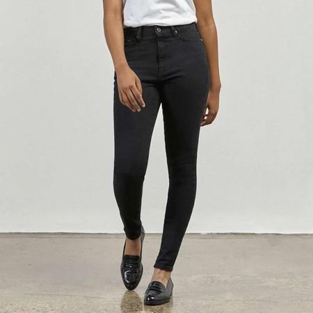 Outland Denim Harriet High Rise Skinny Leg Jeans - Black