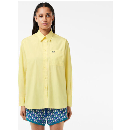 Oversized Fit Cotton Poplin Shirt