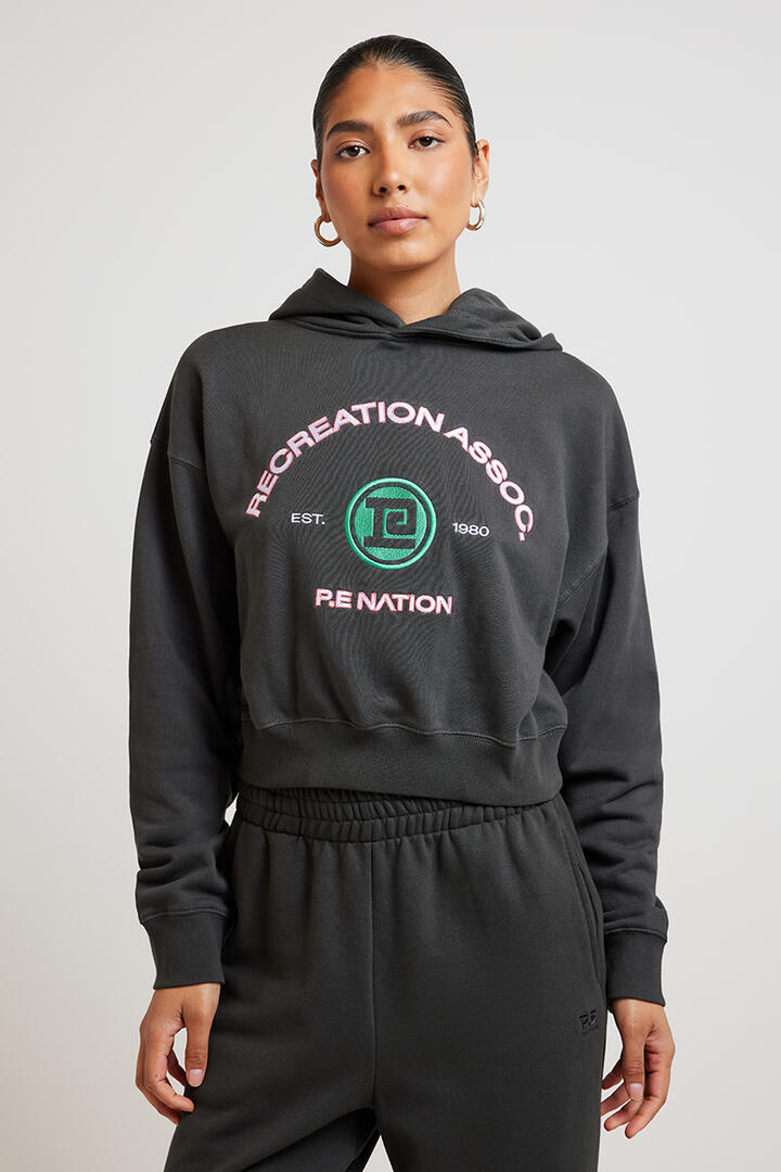 P.E Nation Crescent Hoodie Asphalt