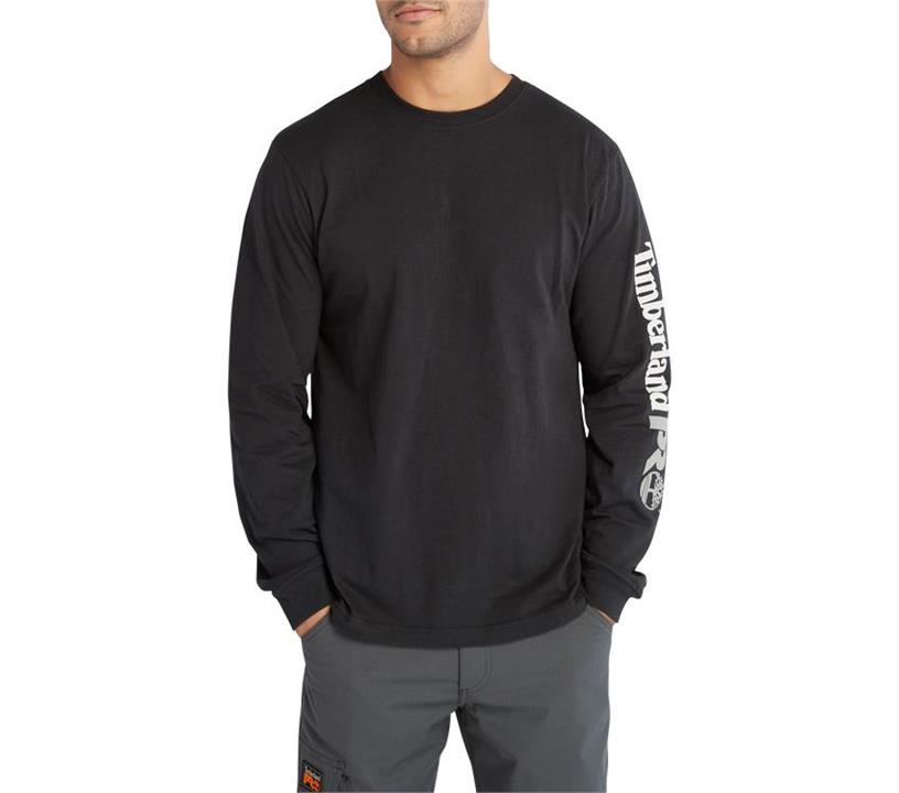 PRO Core Logo Long Sleeve Tee Black