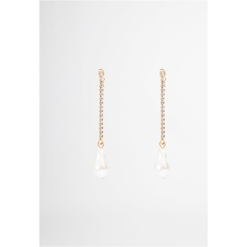 Pearl Drop Earrings Gold SHEIKE