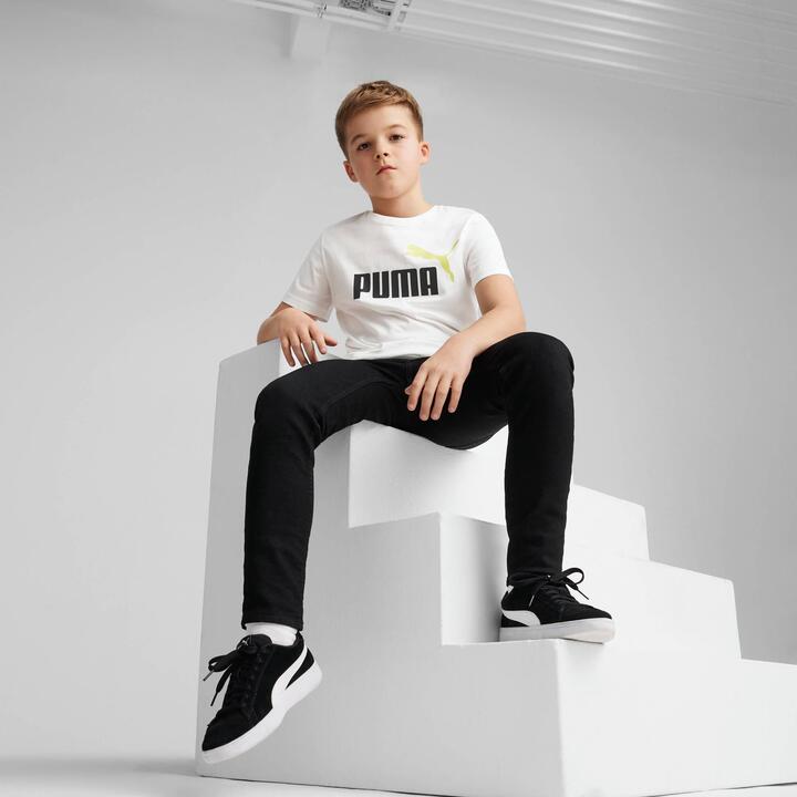 Puma Boy's Essentials+ 2 Colour Logo T-shirt | Buy Online With Afterpay & Zip