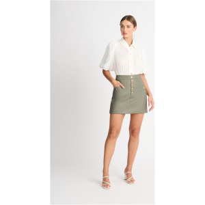 Rapture Mini Skirt Sage SHEIKE