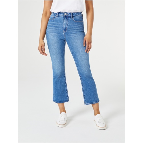 Rita High Waisted Crop Boot Jeans Mid Vintage