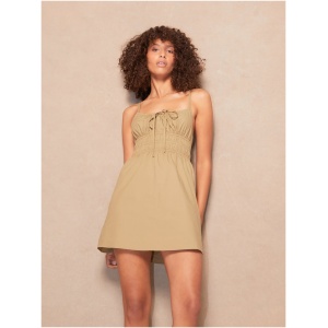 Rosa Mini Dress in Khaki