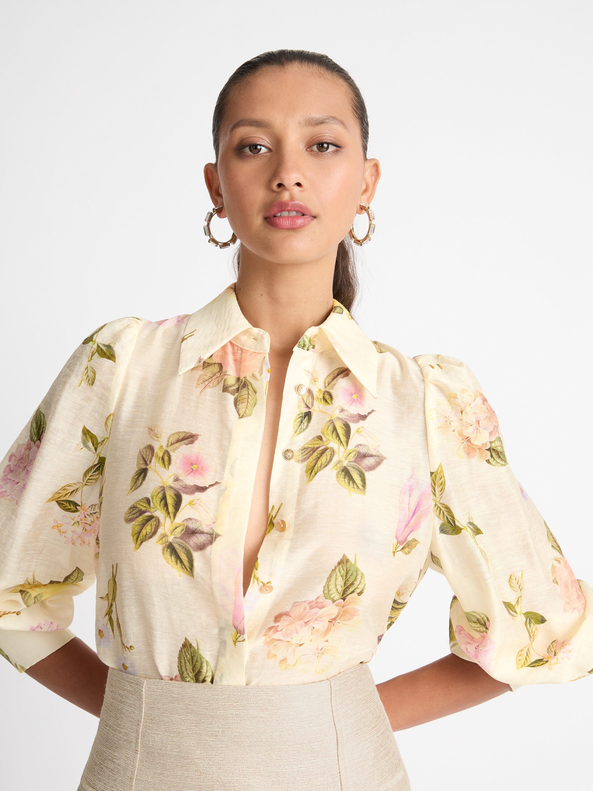 Rose Garden Shirt Floral SHEIKE