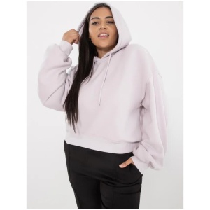 Royàl Cropped Hoodie - Curve in Purple