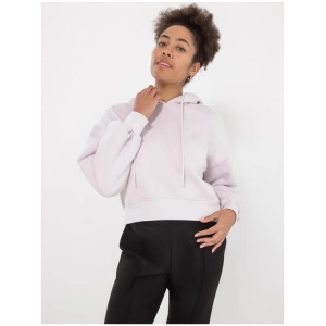 Royàl Cropped Hoodie in Purple