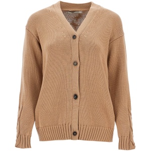 'S MAX MARA cotton knit cardigan sweater