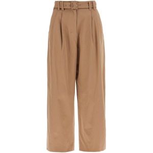 'S MAX MARA wide gabardine trousers with