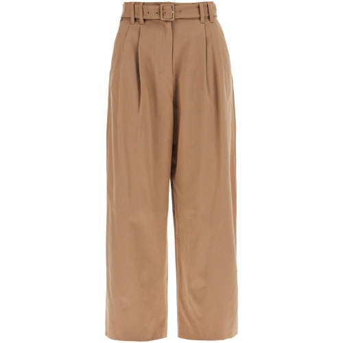 'S MAX MARA wide gabardine trousers with