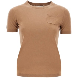 'S MAX MARA wool crewneck t-shirt made of