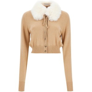 SPORTMAX detachable collar cardigan