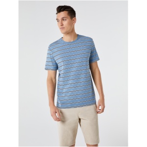 SS Odin Stripe Crew Tee Faded Blue Multi