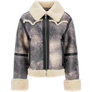 STAND STUDIO lessie faux shearling jacket