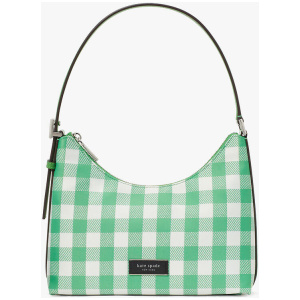 Sam Icon Gingham Printed Fabric Small Shoulder Bag