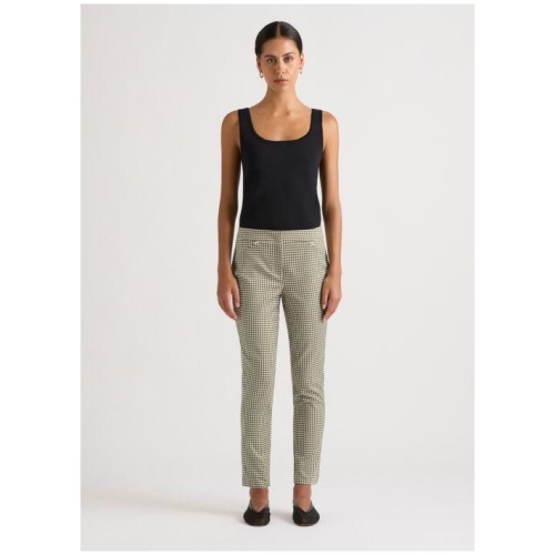 Sarah Gingham Cotton Pant